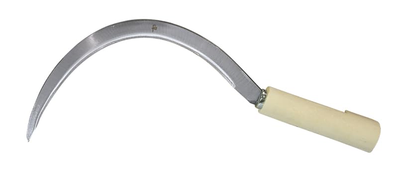 Faucille avec manche courbé