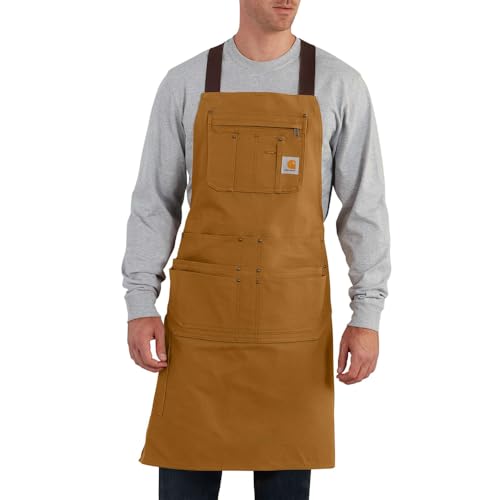 Carhartt, Hombre, Firm Delantal En Lona De Algodón, Marrón Carhartt®, Talla única