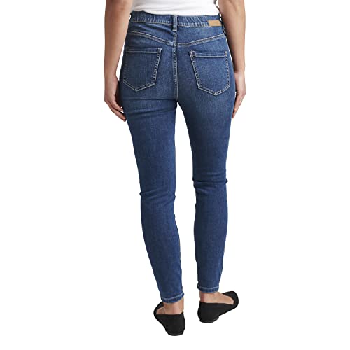 Jag Jeans Women's Valentina High Rise Skinny Pull-On Jeans-Legacy, Tribeca Blue Edk310, 10 #TOP2