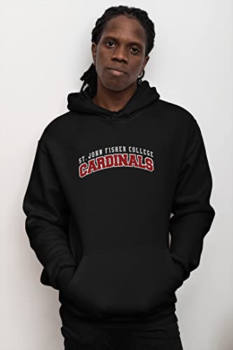 CreateMyTee Saint John Fisher College Block Letters Unisex Hooded Sweatshirt - SJFU Cardinals Apparel2