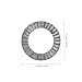 LIFKOME 20Pcs Wedge Locking Washers Heavy Duty Manganese Steel Spring Lock Washers for Industrial Automotive Applications Vibration Resistant Design Silver Finish