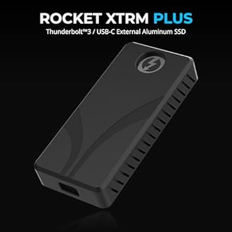 SABRENT Rocket XTRM Plus 4TB Thunderbolt 3 Portable SSD - High-Speed External Storage, Rugged Aluminum, USB-C Compatible, 2700MB/s, Bus-Powered, Plug & Play (SB-XTMP-4TB)