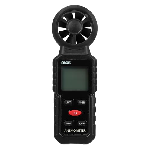 Hemobllo Anemómetro Dispositivo Para Medir La Velocidad Del Viento Anemómetro Dispositivo Para Medir El Viento En Exteriores Medidor De Velocidad Del Viento Indicador Portátil De