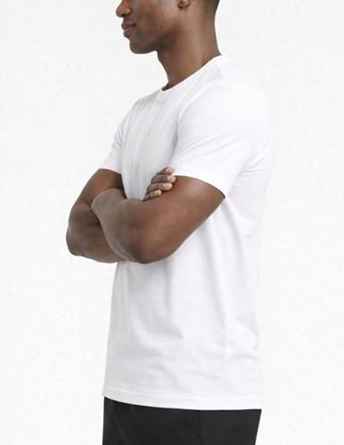 Image of 5 Pack Men's Active Quick Dry Crew Neck T Shirts | Athletic Running Gym Workout Short Sleeve Tee Tops Bulk