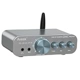 Aveek DAC Amplificatore Cuffie USB C Bluetooth 24bit/96kHz per PS5 PC Mac