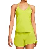 Nike Women's Indy Bra Tank Top (US, Alpha, Large, Regular, Regular, Bright Cactus)