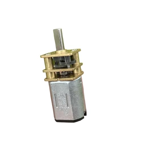 Mini moteur à engrenages N20 réduction métal DC 3V 5V 6V vitesse lente 48 tr/min axe D