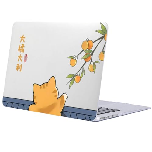 Funda MacBook Pro 13 A1502 carcasa delgada de gato para estudiantes y amantes de las mascotas