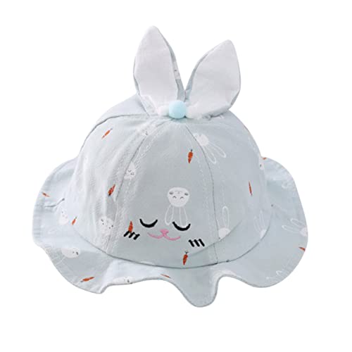 Ipetboom 1 Gorro con Orejas De Conejo para Protector Solar Gorra De Pescador Verde