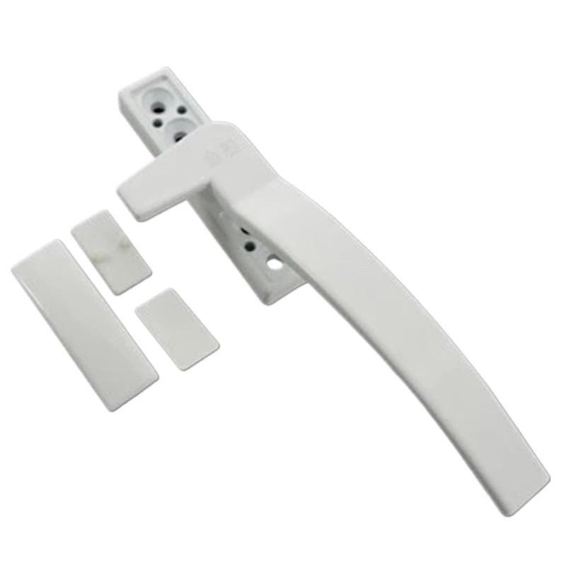Maniglie per finestre in plastica e Acciaio con Serratura per Doppi vetri, Serratura per Porta in Lega di Alluminio, chiavistello per Porta in PVC