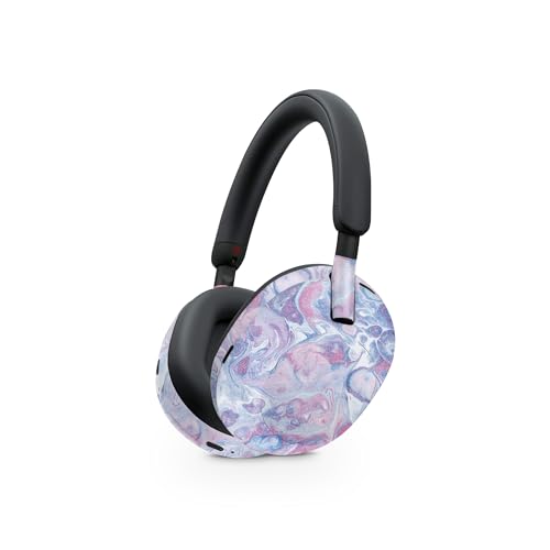 Image of MightySkins Glossy Glitter Skin Compatible with Sony WH-1000XM5 Headphones - Pastel Pour | Protective, Durable High-Gloss Glitter Finish | Easy to Apply