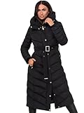 SS7 Womens Long Winter Puffer Parka Coat