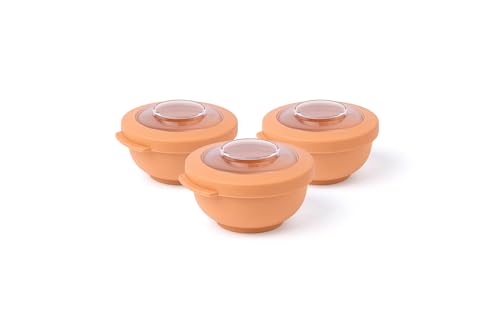 Amuse Foodbowl Tylla Set of 3 | 200 ml | Color melocotón
