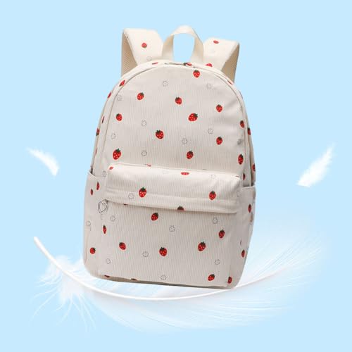 Printed Travel Backpack Large Backpack (Small strawberry)4