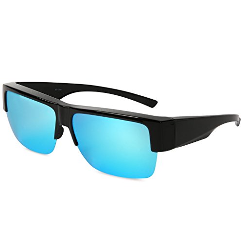 EYEGUARD Fit Over Polarized Sunglasses For Men - Wear Over Prescription Glasses
