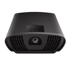 ViewSonic X100-4K UHD Proyector LED para Cine en Casa (4K, 2900 lúmenes, Rec.709, HDR, 4X HDMI, USB, WLAN, Altavoces de 20 vatios x 2, Zoom óptico 1,2X, Desplazamiento de Lente) – Negro