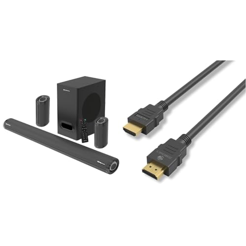 Image of ZEBRONICS Zeb-Juke BAR 9500WS PRO Dolby 5.1 soundbar with Wireless Satellites, Dolby Audio, 525 Watt