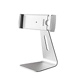 kiosk ladeneinrichtung 🍒【Leicht einstellbar und hochflexibel】 Der Tablet-Ständer ist leicht einstellbar, der Halter lässt sich problemlos von Hoch- zu Querformat um bis zu 360 ° drehen. Die Halterung ist um 220 ° schwenkbar und bietet den perfekten Betrachtungswinkel Nehmen Sie es mit auf eine Reise oder in Ihr mobiles Büro.