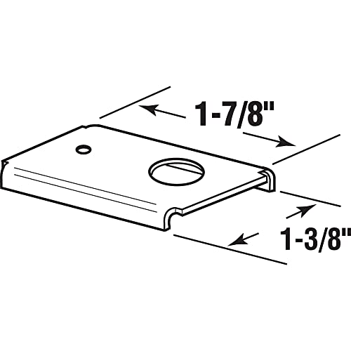 Prime-Line Kit de reparación para puerta plegable con soporte y esquinas 2 piezas para puertas de madera de 1-3/8 pulg. de grosor miniatura 3