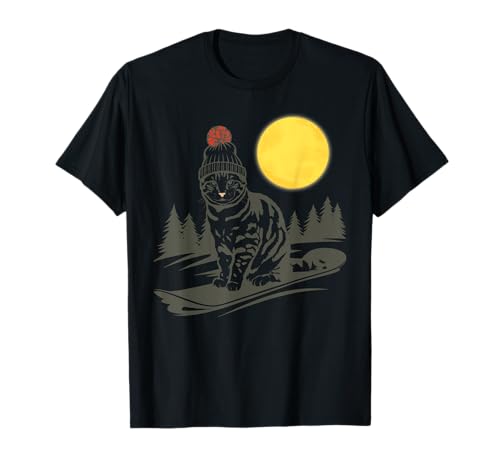Snowboarding Mountains Ski T-shirt