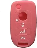 ONNAT Custodia per Chiave in Silicone Custodia per Chiave con Serratura per Auto, per Fiat Toro Tipo Fredson Cronos Egea 500X, Custodia Protettiva per Telecomando per Auto