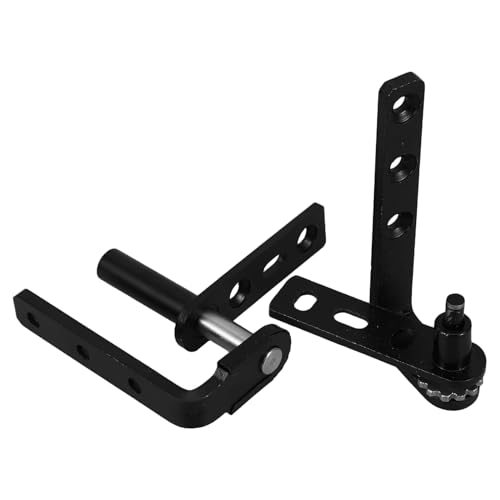 Cabilock Bisagras de Puerta Batiente de Acero Inoxidable 304 Negro Pequeño Cierre Automático y Retorno Doble para Puertas de Madera y Metal en Cafeterías y Oficinas, 1 Par