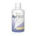 Hyfiber Bottle: 11 grams soluble fiber per ounce. Clear liquid. Mild citrus flavor. Promotes gentle, natural relief without the sudden urgency like laxatives.