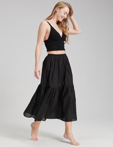 Image of BEAUTELICATE Half Slip Skirt Extender 100% Cotton Vintage Underskirt