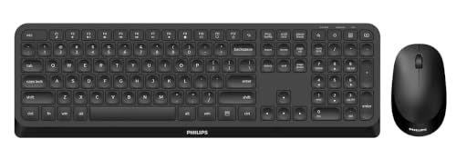 Desktop Philips SPT6307B Wireless Combo Slim Black