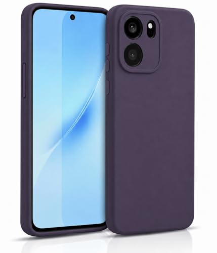 Image of FIRST MART Matte Silicone Back Cover for OnePlus Nord CE 6 - Purple
