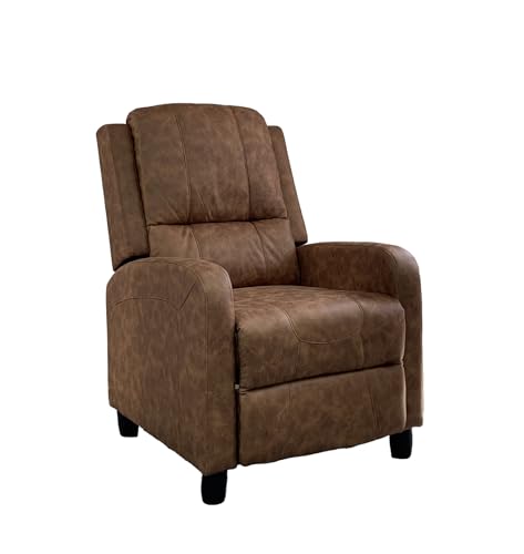 ASTAN HOGAR Sillón Relax con Reclinación Manual, Tapizado en Microfibra, Modelo Inés AH-AR31100OX