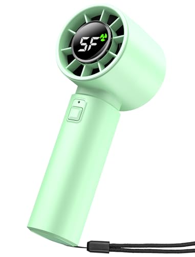 ERABAY Portable Handheld Fan, High Speed Cooling, 5 Speeds Adjustable,