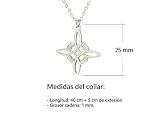 Only faith Naszyjnik Czarownica Węzeł ze stali nierdzewnej wisiorki amulety Celtic Triquel Triquel Trichquel potrójny księżyc Pieczęć Archanioła Talizman, Święta geometria, Metron tetragramon Triqueta, Standar, Stal nierdzewna, Nie dotyczy
