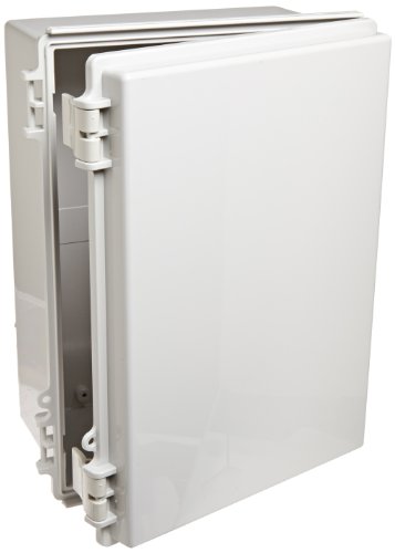 BUD Industries NBF-32322 Plastic Outdoor NEMA Economy Box 13.78 L x 9.84 W, Gray