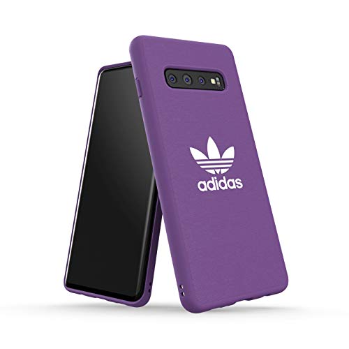 adidas Originals Adicolor - Carcasa Moldeada para Samsung Galaxy S10 Plus, Color Morado