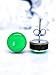 Stud Earrings, Lime Green 10 mm Round Studs for Women Men Girls, Handmade, Stainless Steel Posts for Sensitive Ears, Color Dot