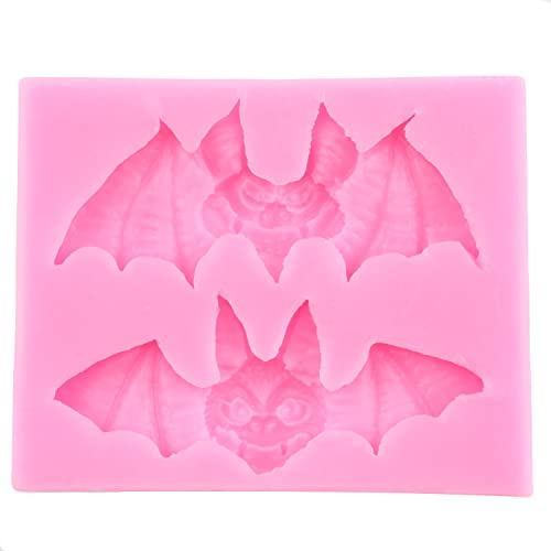 Mujiang Halloween Silicone Mold Bat Fondant Molds Ghost Pumpkin Star Moon Candy Mold For Cake Decorating Cupcake Topper Candy Chocolate Gum Paste Polymer Clay Set Of 6 #TOP4
