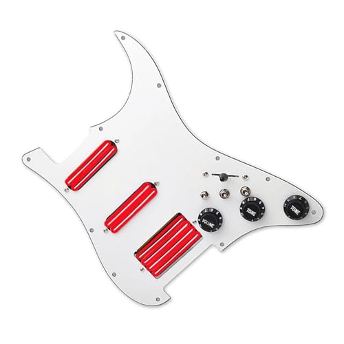 Pickguard pré câblé à haut rendement et micro double bobine SSH