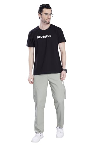Image of DIVISIVE Men's Loose Fit Linen Blend Cotton Cargo Pants