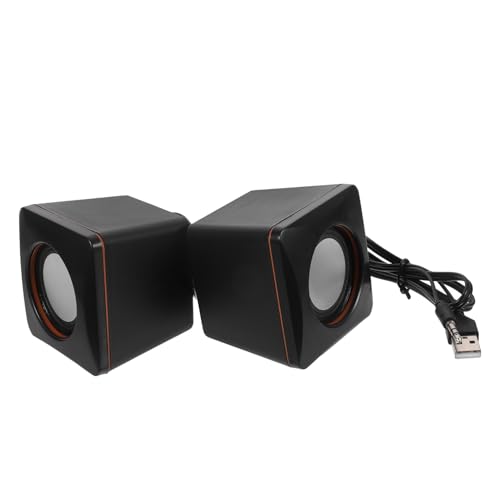 Altavoz USB portátil mini altavoz negro para ordenador de escritorio