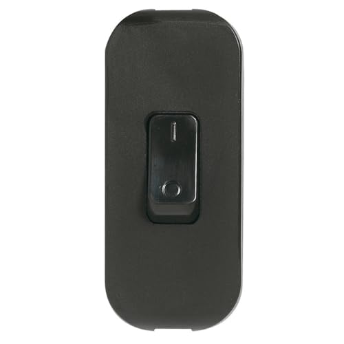 legrand 040194E Interruptor Estrecho de Paso para Lámpara, 250 V, Negro