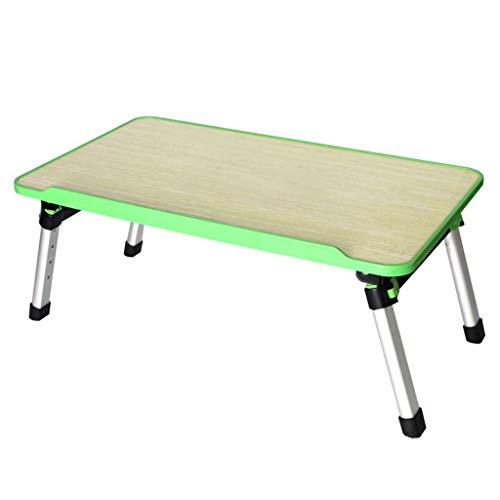 MFJGHU Escritorio del Ordenador portátil, Cama Bandeja, Soporte Plegable, una pequeña Mesa compartida, Que Sirve el Desayuno de la Cama, Dormitorio turística(Gr�n)