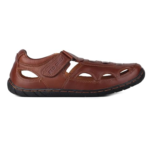 Image of Red Chief Nubuck Leather Formal Slip-On Sandal for Men | RC547