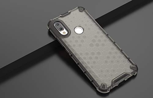 Image of for [ Mi Redmi Y3 ] Back Case Cover | Polycarbonate Hard Case Honeycomb |Camera Protection| Back Case for [ Mi Redmi Y3 ]- Black