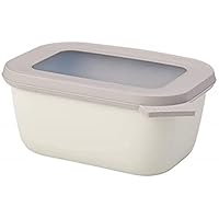 Mepal multi bowl cirqula rectangular 750 ml - nordic white