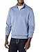 Amazon Essentials Men's Long-Sleeve Quarter-Zip Fleece Sweatshirt, Blue, Large