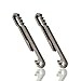 Price comparison product image 2Pcs EDC Keychain Bottle Openers Multi-Functional Titanium Keychain Belt Clip for Home Camping