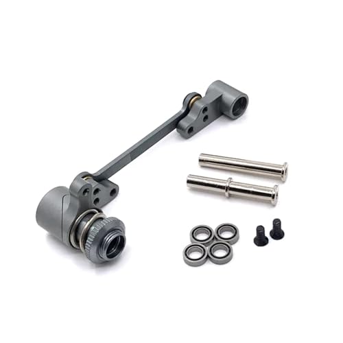 Direction en métal gris Wltoys 144001, la pièce d'amélioration en aluminium usiné CNC