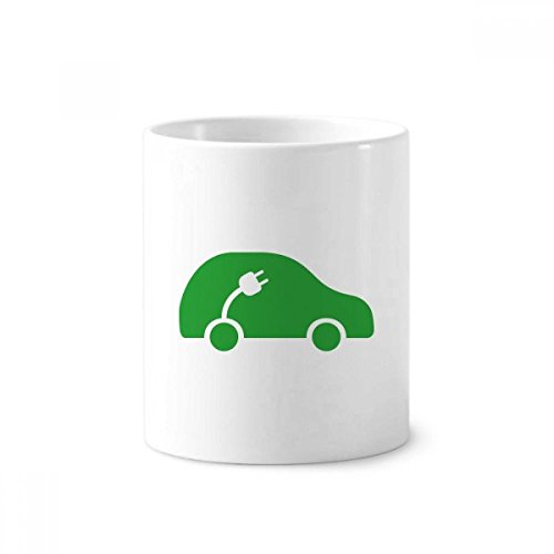 Cadeau porte-brosse à dents céramique blanche et tasse écologie véhicule propre
