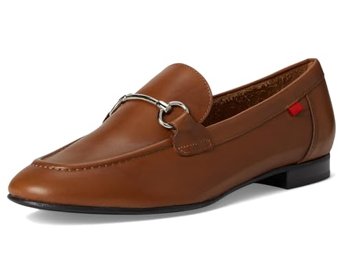 Image of Womens Genuine Leather Comfort Slip On Buckle Dress Loafer
